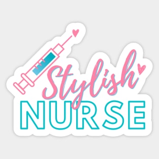 Stylish Nurse - Nurse Design Sticker
